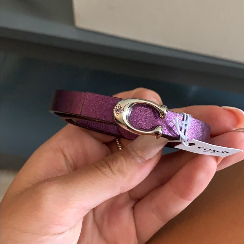 Authentic coach wrap bracelet